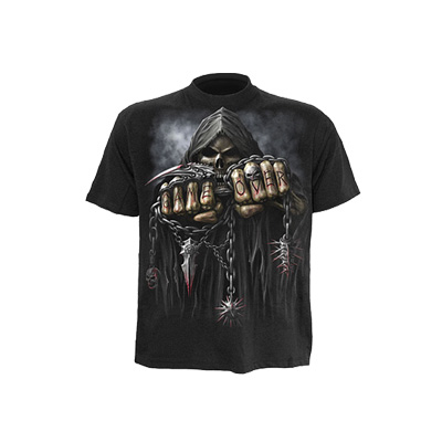 Spiral - GAME OVER Kids T-shirt - Black
